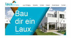 Desktop Screenshot of fertigbau-laux.de